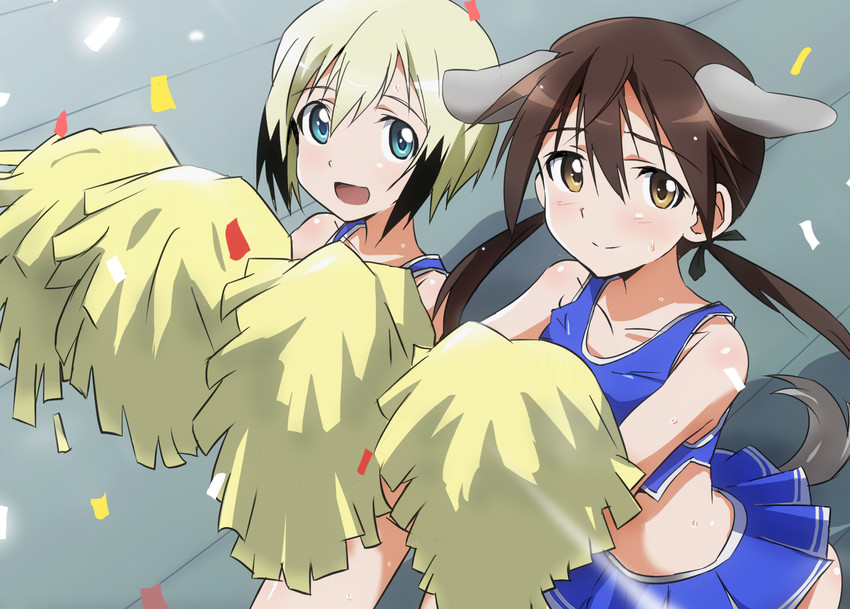 erica hartmann and gertrud barkhorn (world witches series and 1 more) drawn by tokiani