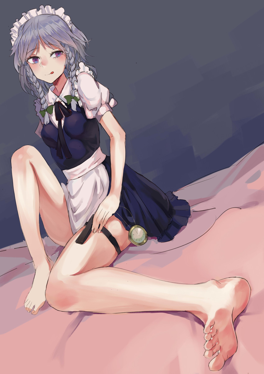 izayoi sakuya (touhou) drawn by shrimp_cc