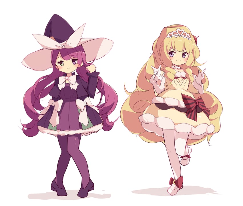madolche puddingcess and madolche magileine (yu-gi-oh!) drawn by kanzakietc