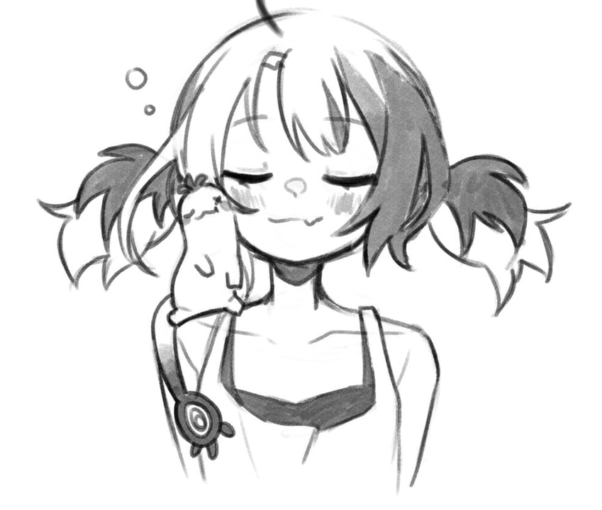 gigi murin and grem (hololive and 1 more) drawn by vyolfers