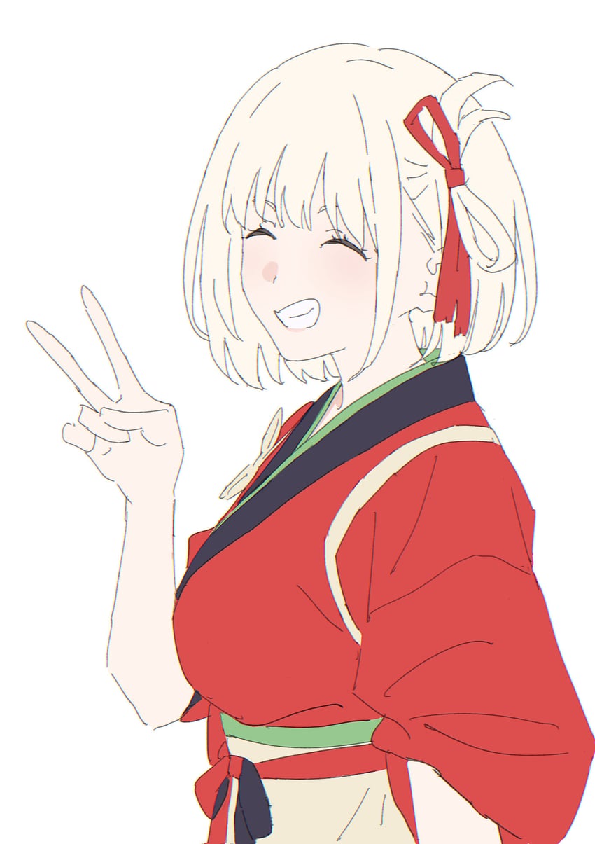 nishikigi chisato (lycoris recoil) drawn by mikazuchi_zeus