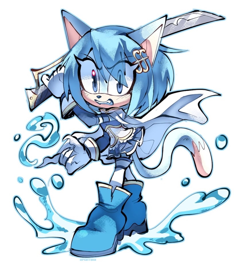 miki sayaka (mahou shoujo madoka magica and 2 more) drawn by pontiikii