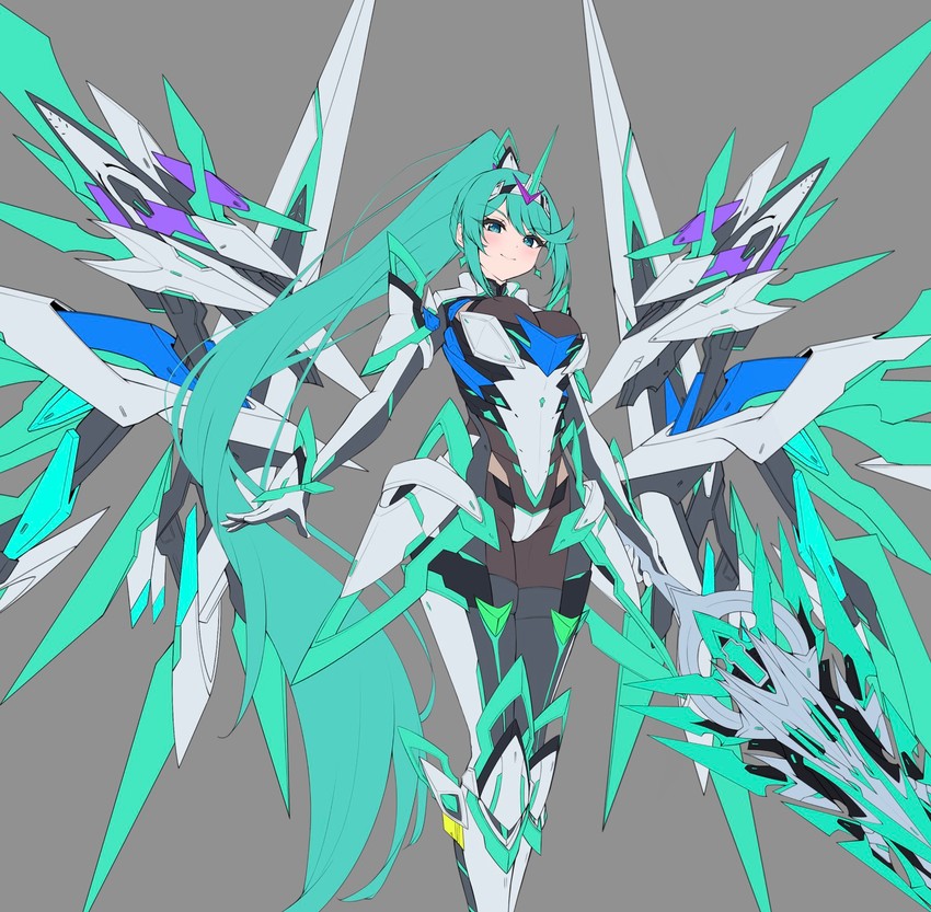 pneuma (xenoblade chronicles and 1 more) drawn by hakusai_(hksicabb)