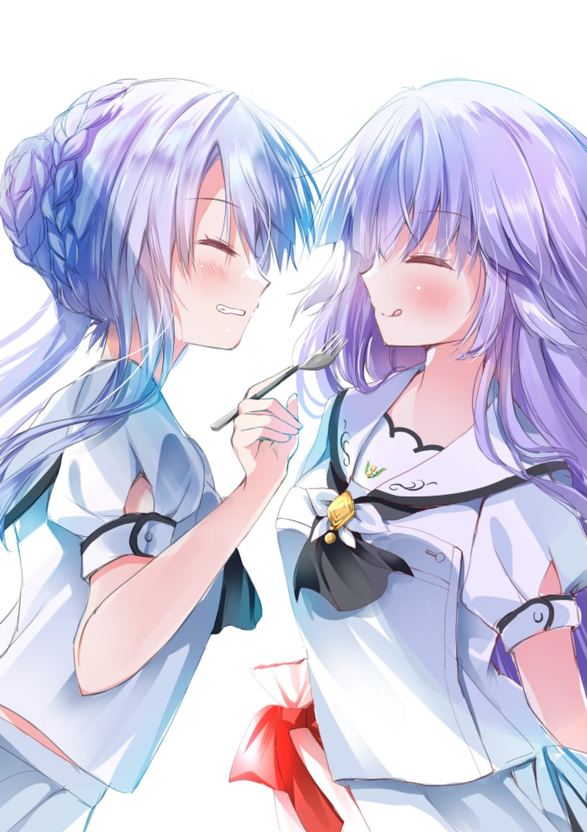 sorakado ao and sorakado ai (summer pockets) drawn by asahina_yori