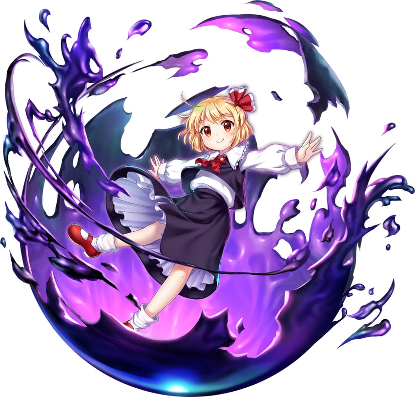 rumia (touhou and 1 more) drawn by rotte_(1109)