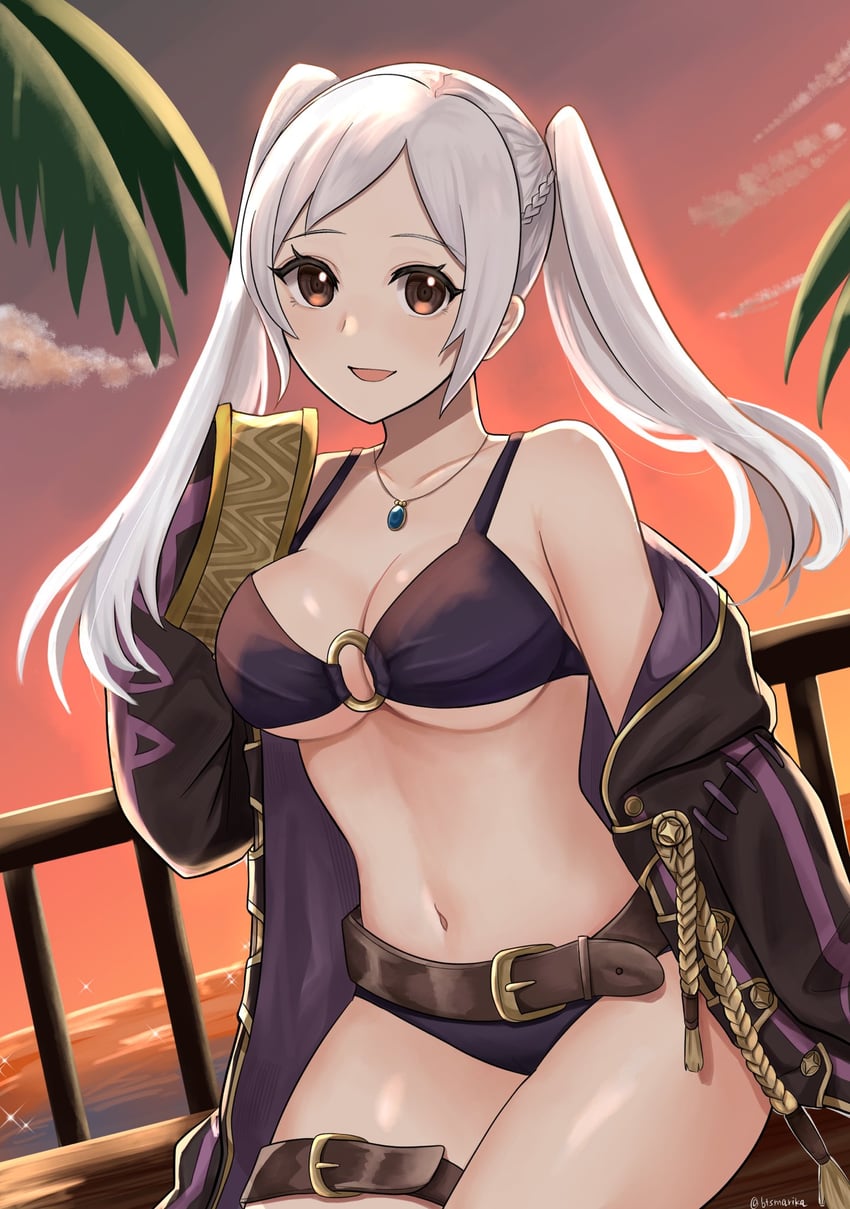 female robin (fire emblem and 2 more) drawn by otokajife