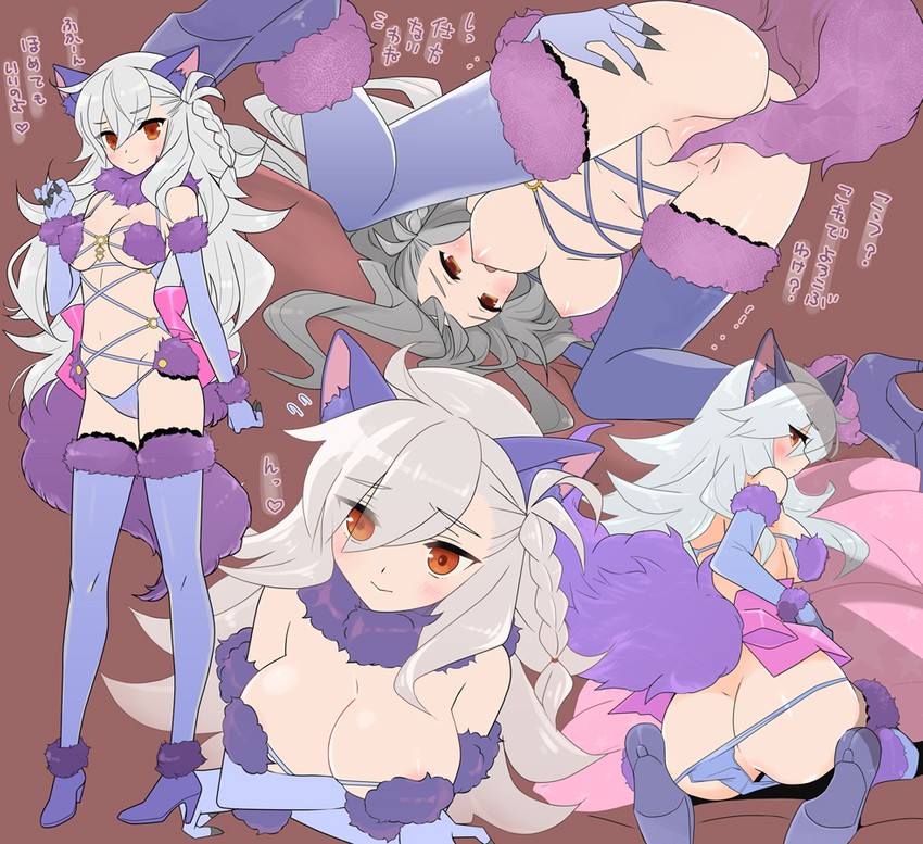 mash kyrielight and olga marie animusphere (fate and 1 more) drawn by kanekiyo_miwa