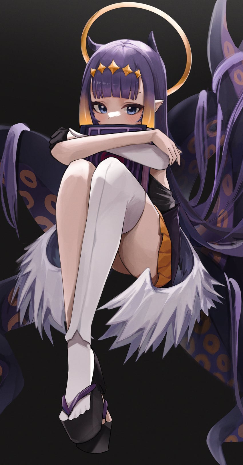 ninomae ina'nis (hololive and 1 more) drawn by su901