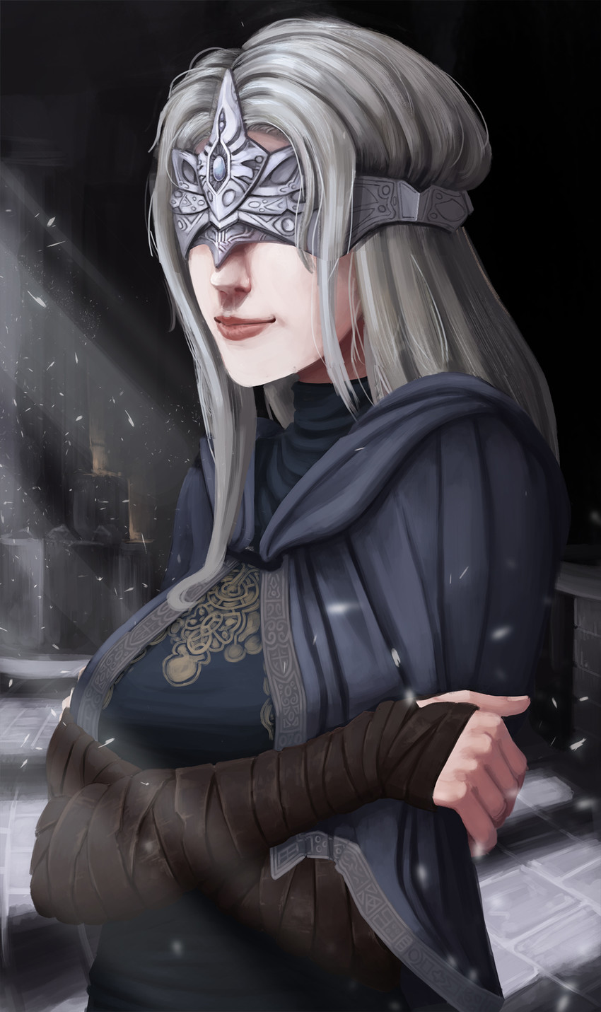 fire keeper (dark souls and 1 more) drawn by modelchan