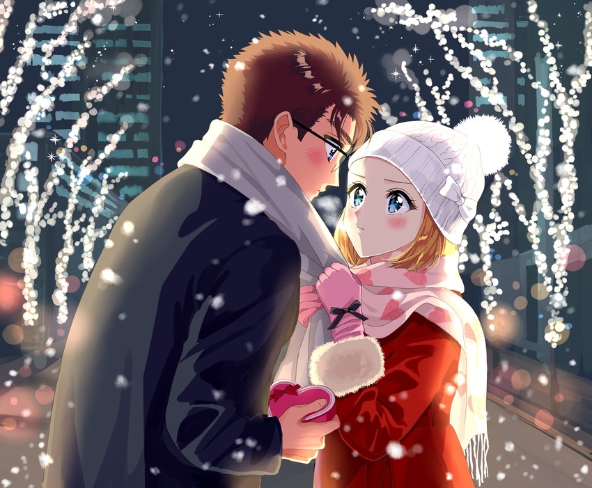 suzuki sonoko and kyougoku makoto (meitantei conan) drawn by arch_lapin