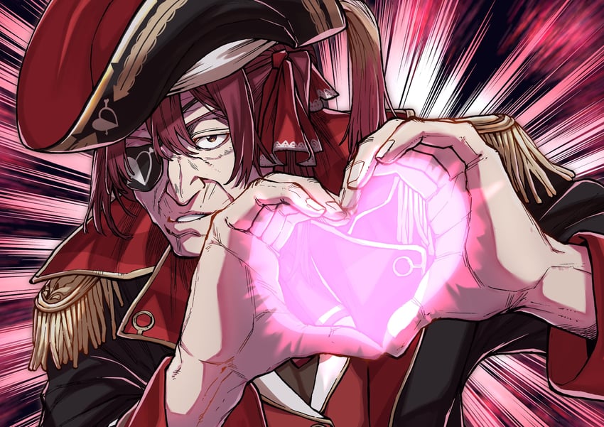 houshou marine (hololive and 1 more) drawn by koba_ayu038