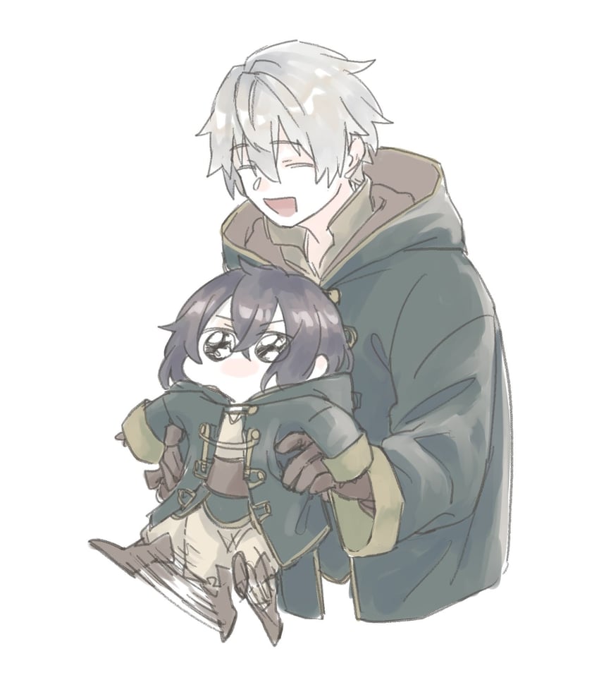 male robin and female morgan (fire emblem and 1 more) drawn by dot_0162