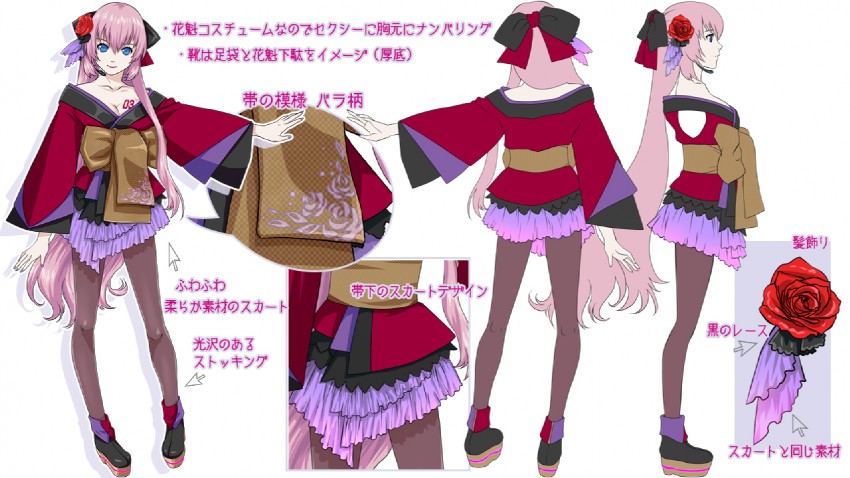 megurine luka (vocaloid and 3 more) drawn by ohse