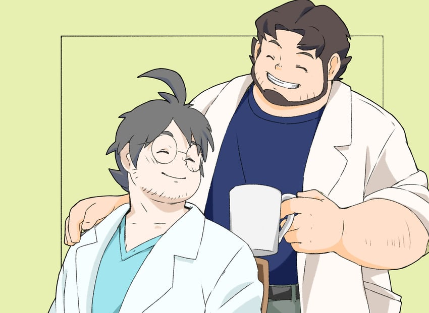 professor neroli and professor birch (pokemon and 2 more) drawn by odmk_(jinnta4014)