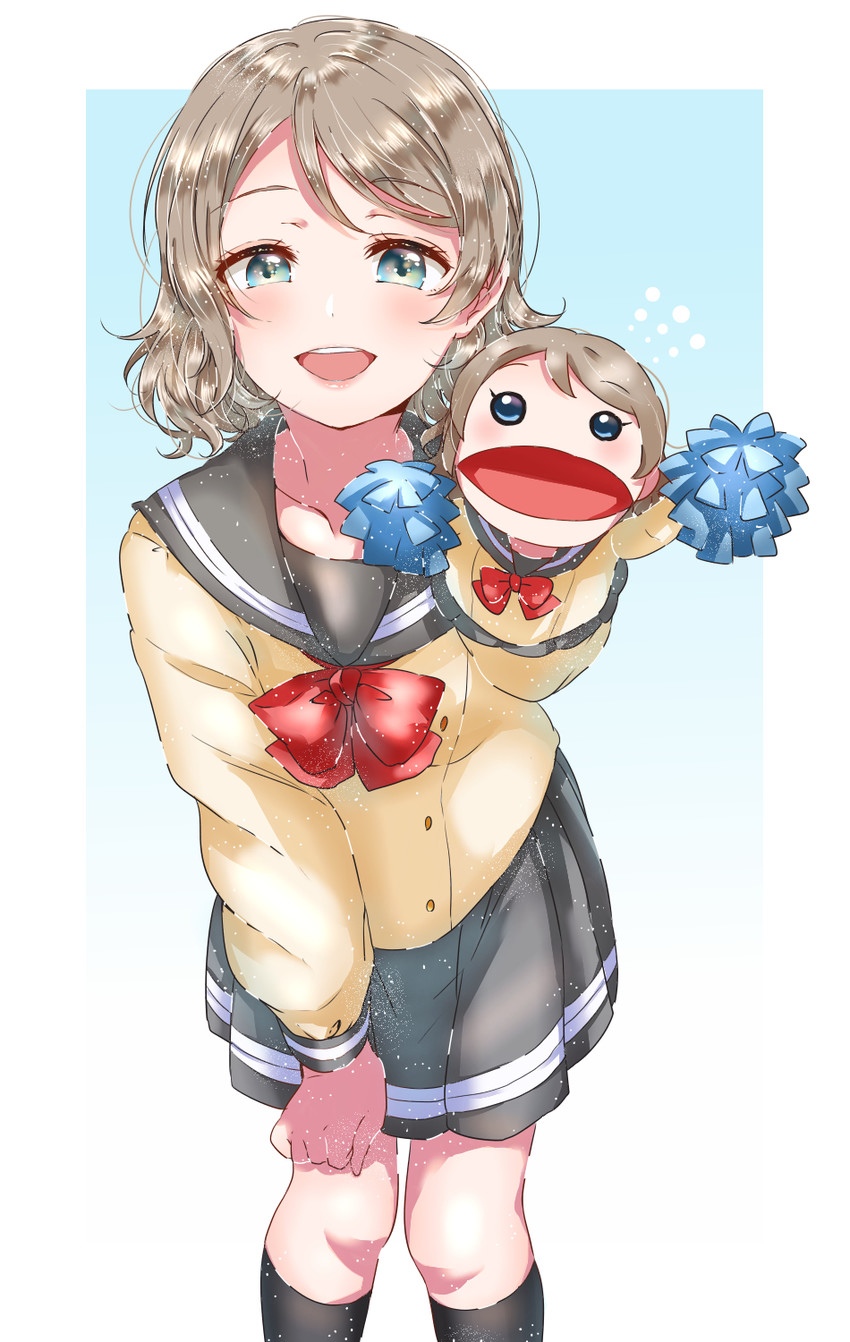 watanabe you (love live! and 1 more) drawn by kaisou_(0731waka)