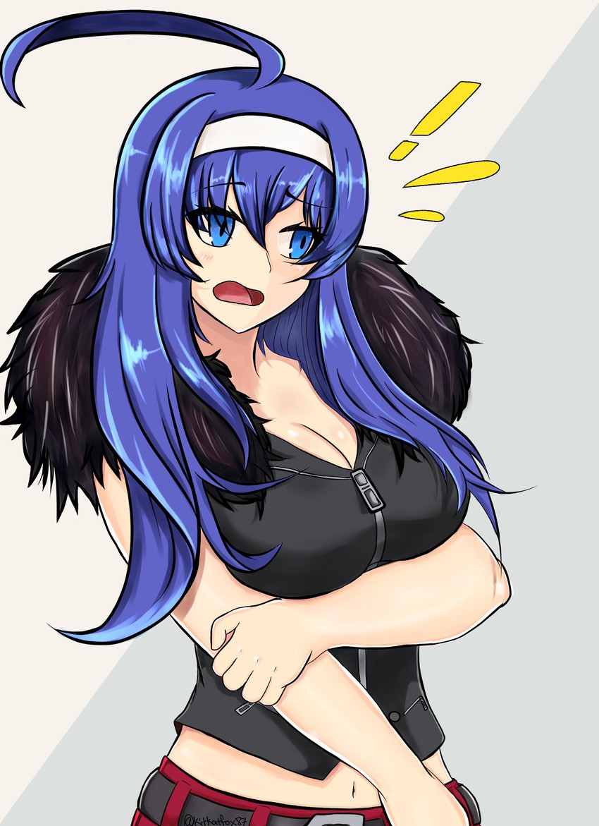 orie ballardiae harada and carmine (under night in-birth) drawn by kitkatfox87