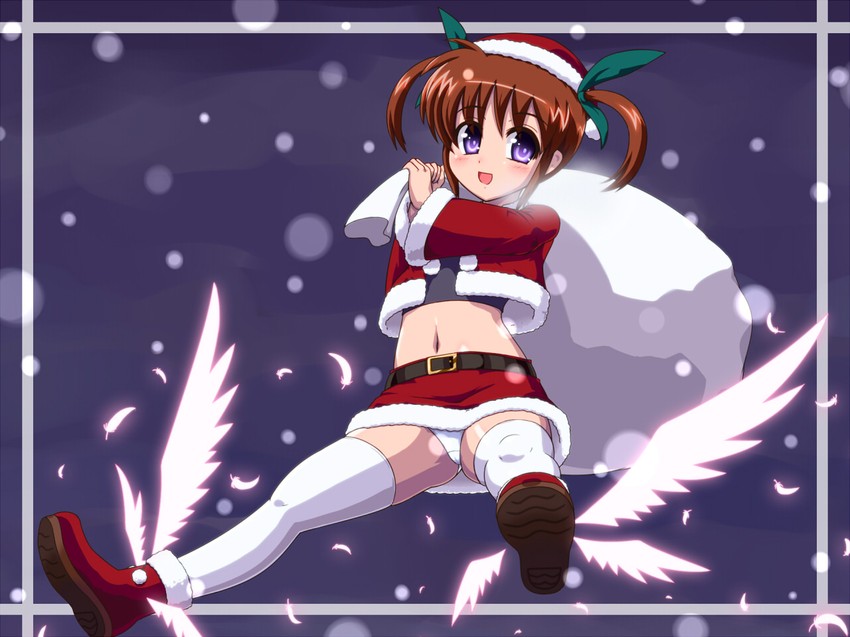 takamachi nanoha (lyrical nanoha and 1 more) drawn by yosuzu