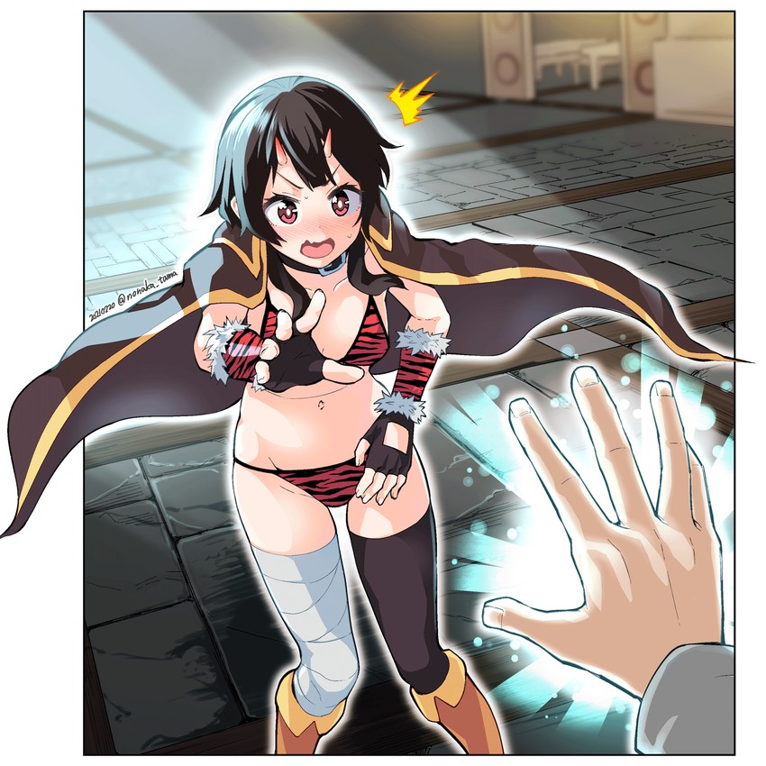 megumin (kono subarashii sekai ni shukufuku wo!) drawn by nonaka_tama