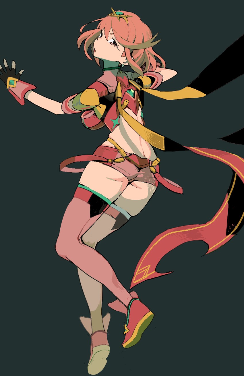 pyra (xenoblade chronicles and 1 more) drawn by natural_brown