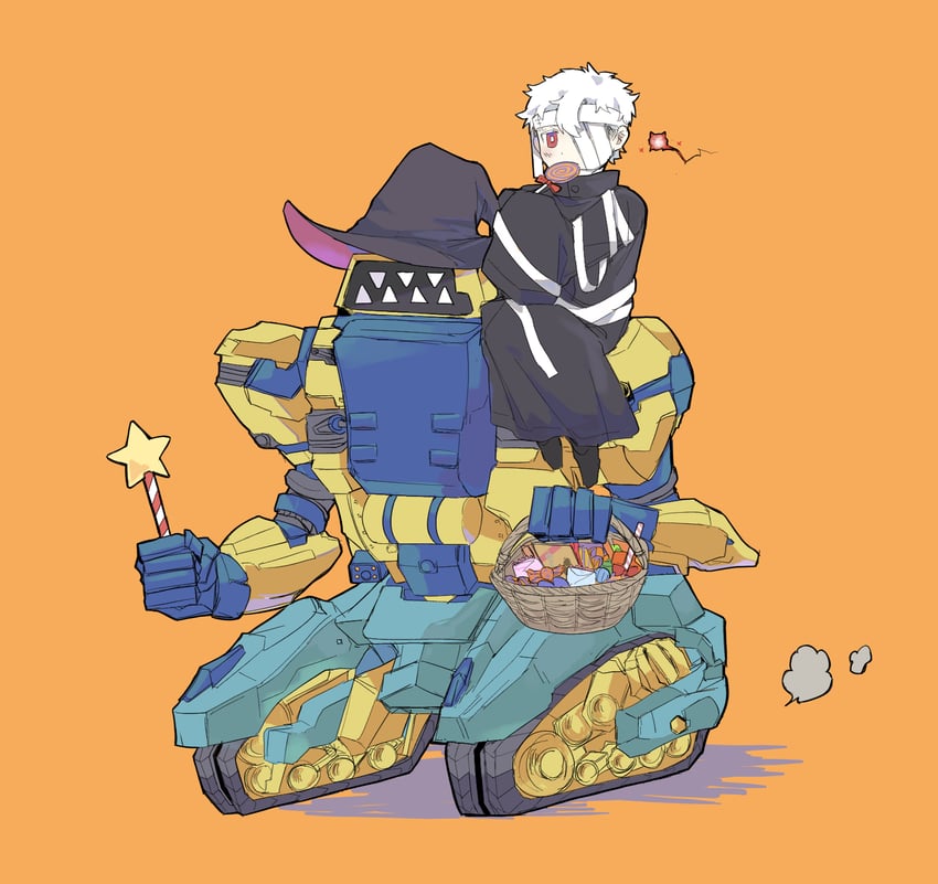 621, ayre, chatty stick, and circus (armored core and 1 more) drawn by k_ruc
