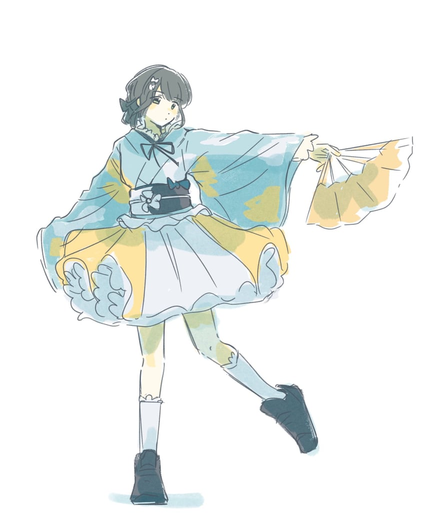 momose ginko (love live! and 1 more) drawn by woodonly