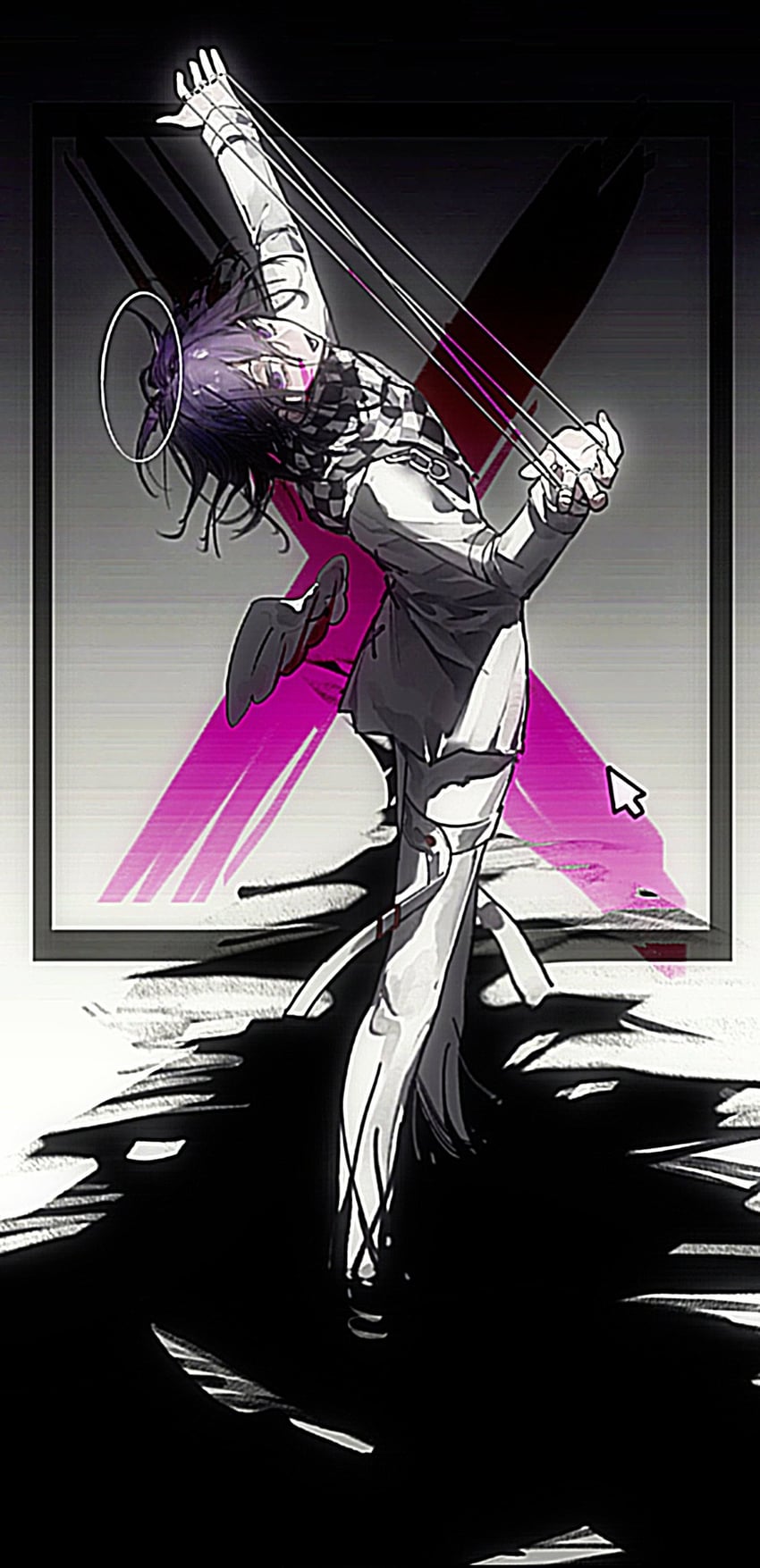 oma kokichi (danganronpa and 1 more) drawn by yukii_masako
