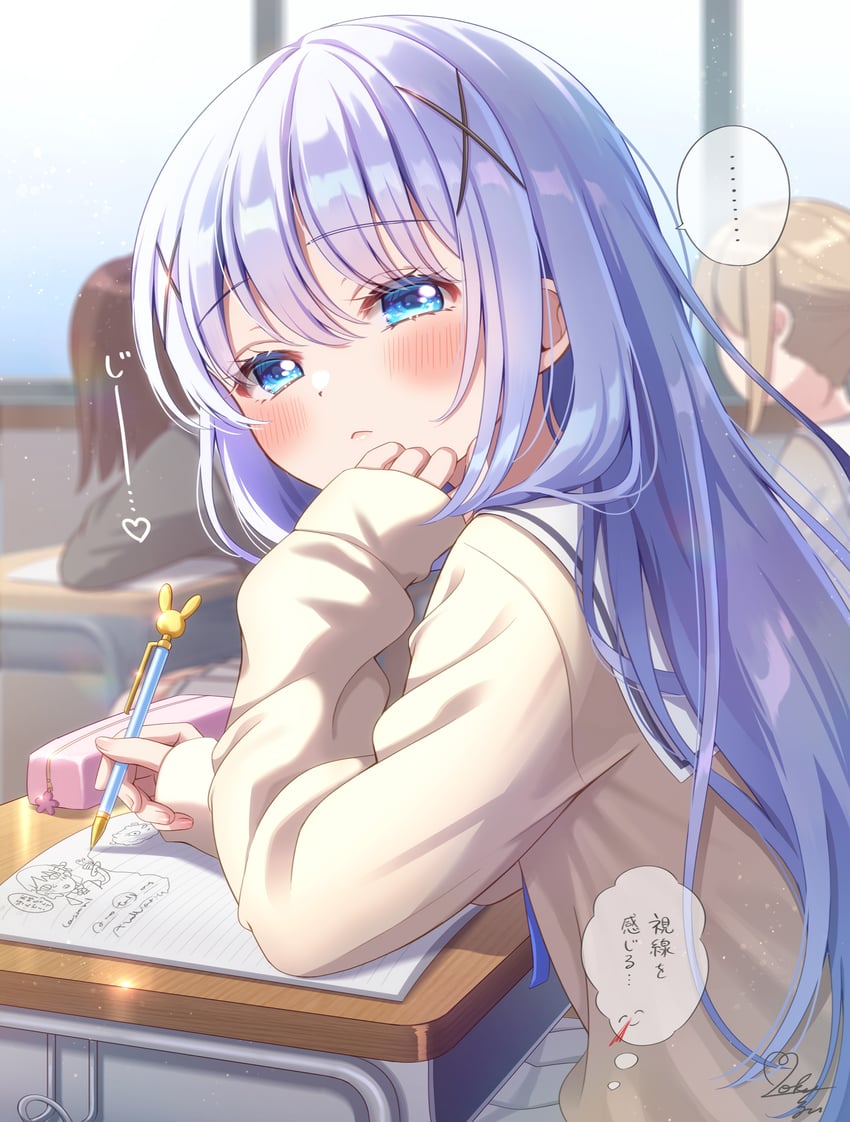 kafuu chino (gochuumon wa usagi desu ka?) drawn by mozukun43