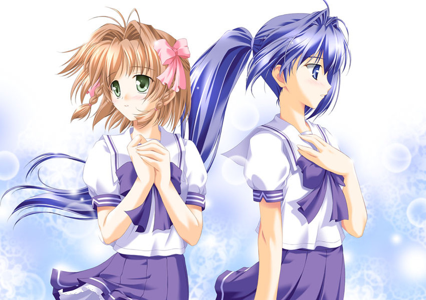 hayase mitsuki and suzumiya haruka (kimi ga nozomu eien) drawn by igul