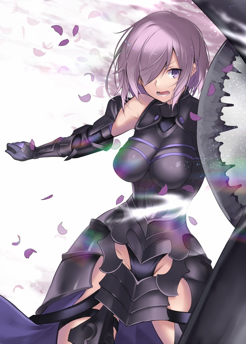 mash kyrielight (fate and 1 more) drawn by karlwolf
