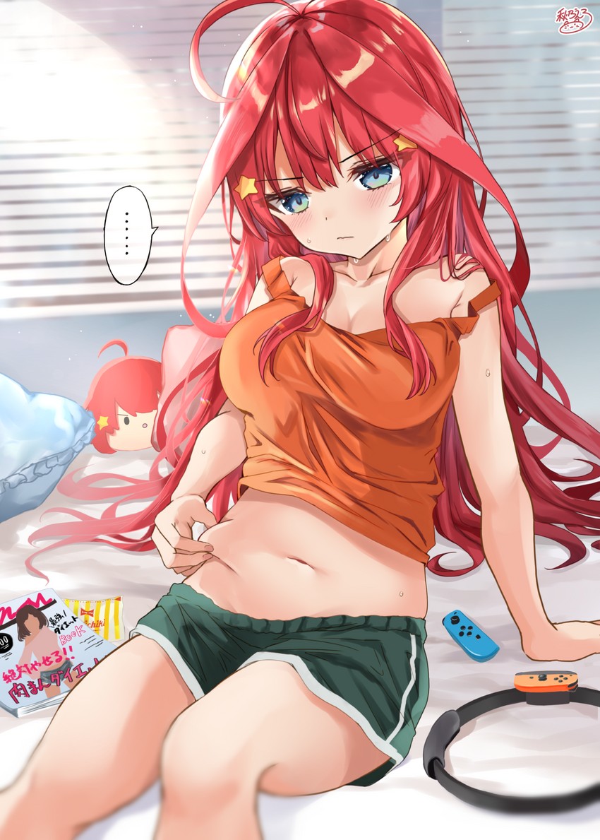 nakano itsuki (go-toubun no hanayome and 1 more) drawn by akino_ell