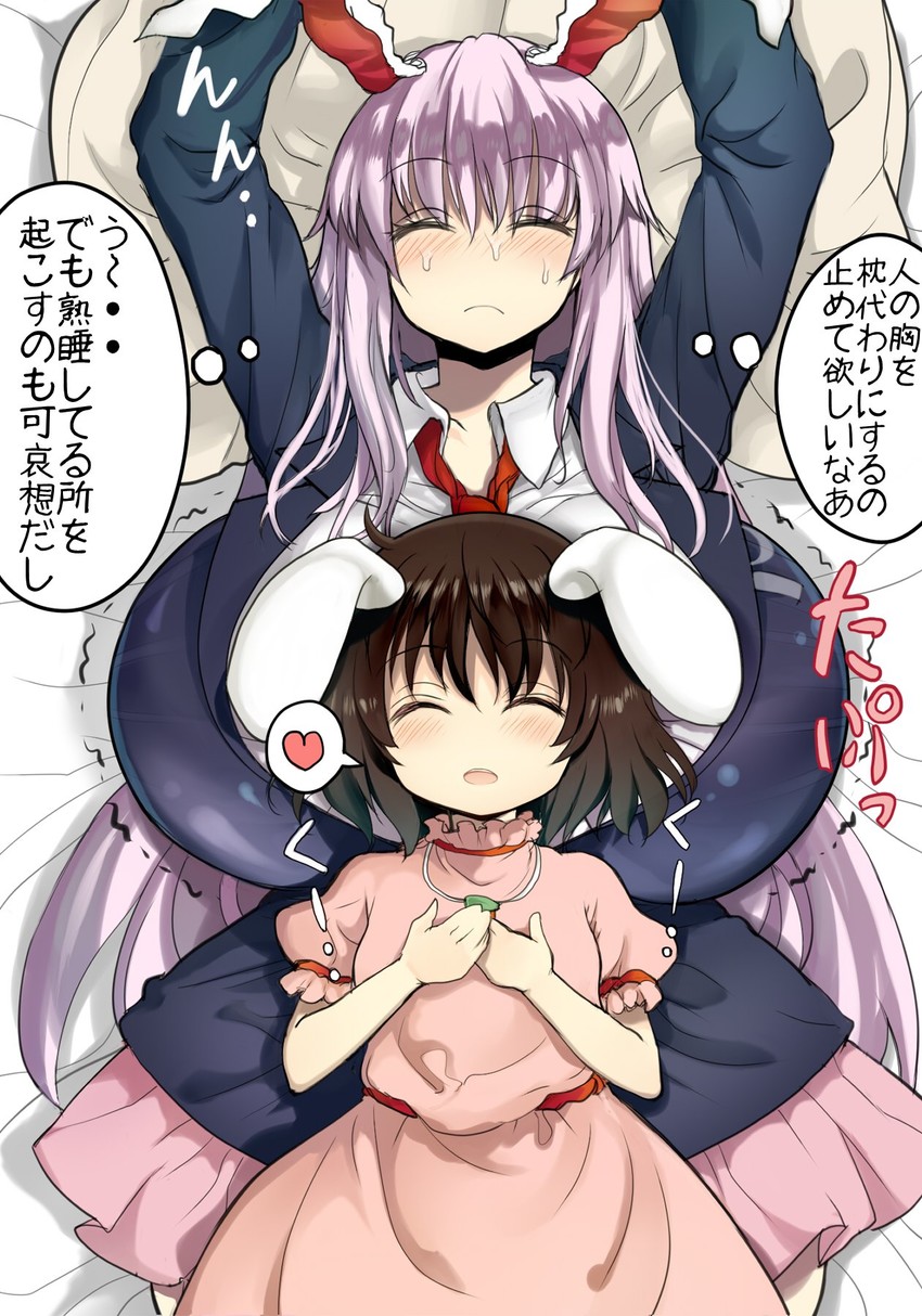 reisen udongein inaba and inaba tewi (touhou) drawn by kedamono_kangoku-tou