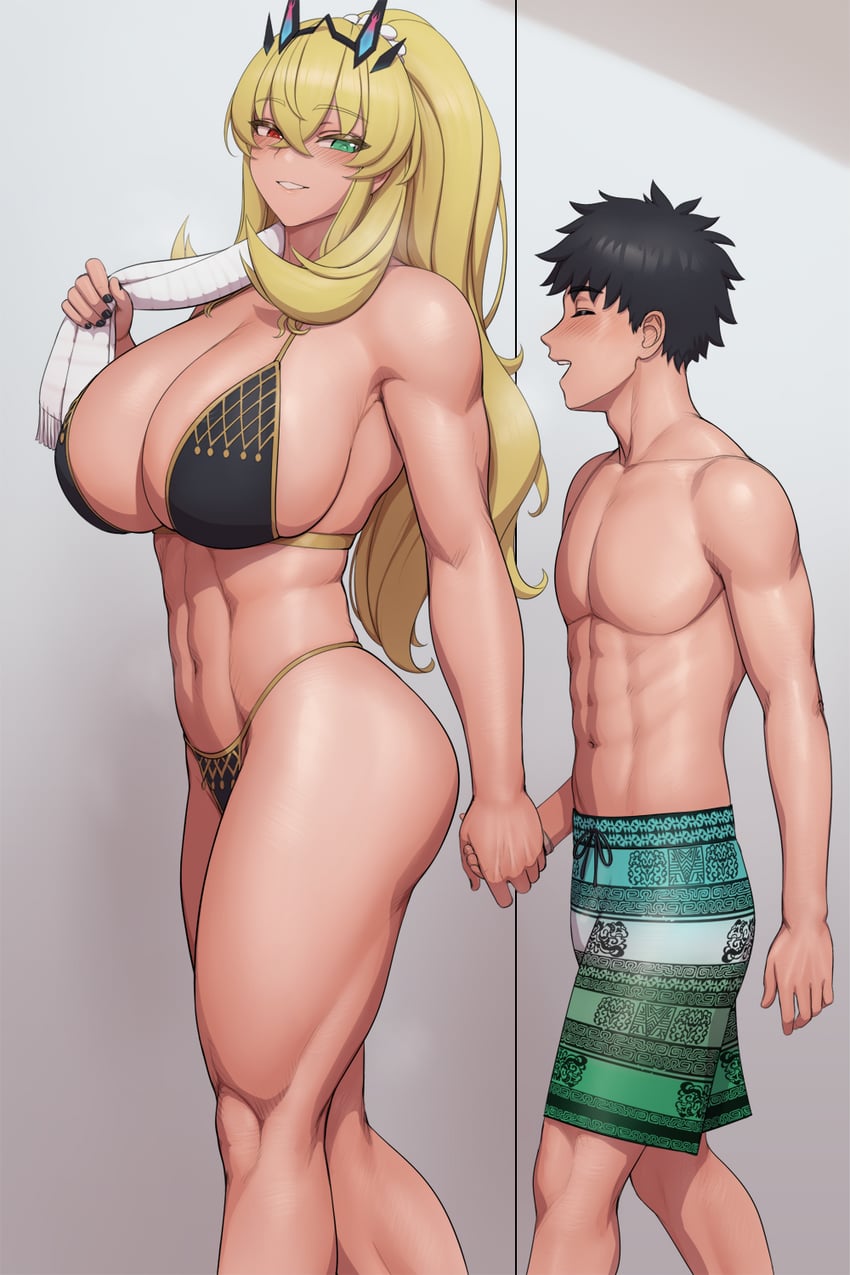 fujimaru ritsuka and barghest (fate and 1 more) drawn by lvl_(sentrythe2310)