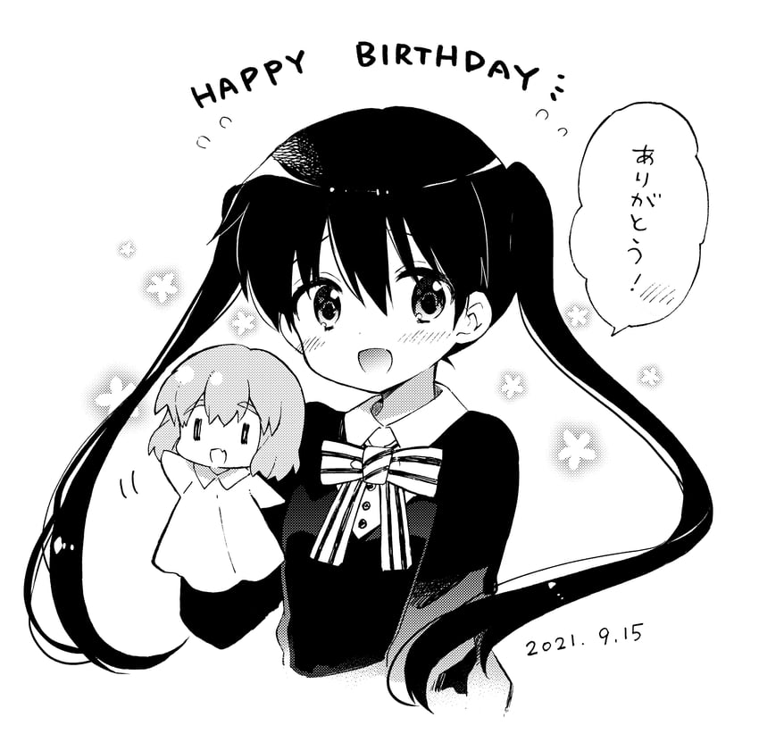 komichi aya and inokuma youko (kin-iro mosaic) drawn by hara_yui
