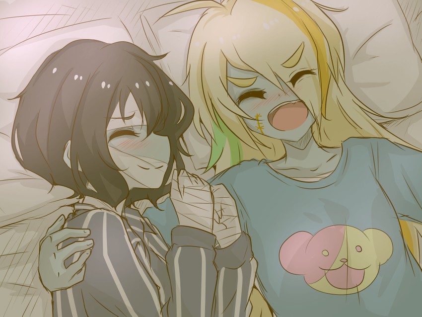 mizuno ai and nikaidou saki (zombie land saga) drawn by yuuki_(yunky373)