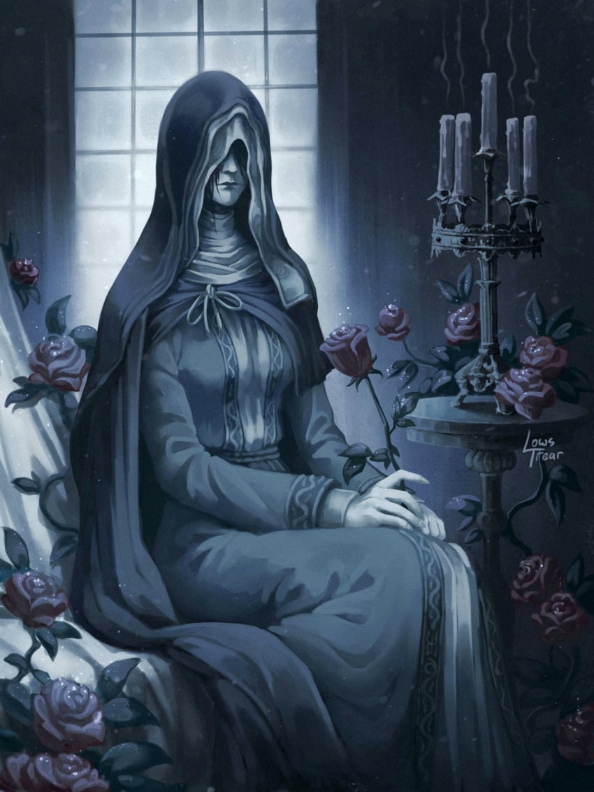 sister friede (dark souls and 1 more) drawn by lowstrear