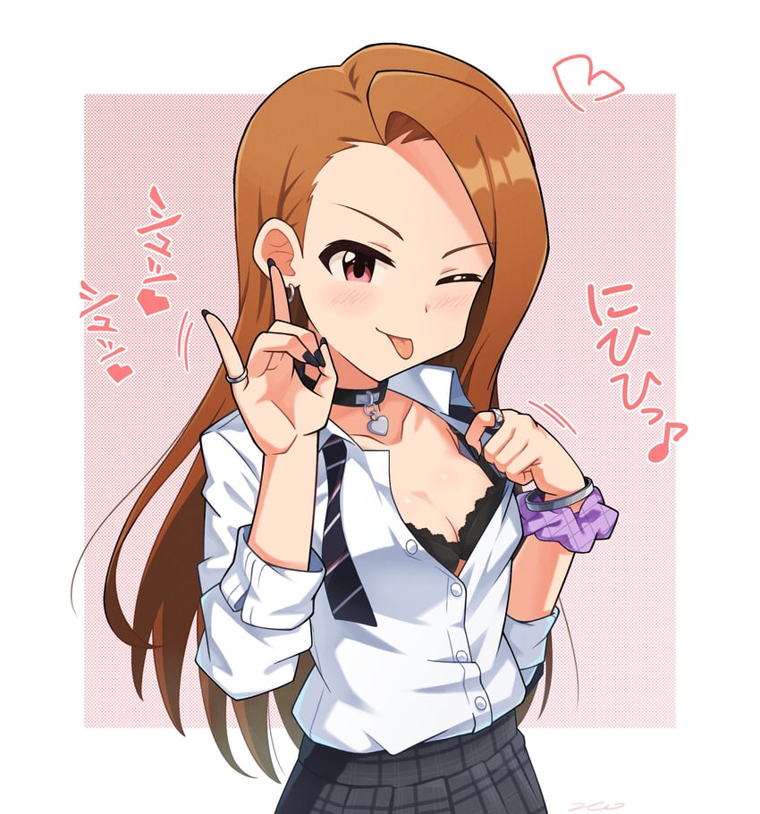 minase iori (idolmaster and 2 more) drawn by kim_da-yoon