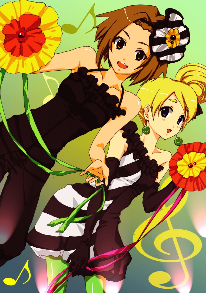 tainaka ritsu and kotobuki tsumugi (k-on!) drawn by itsuki_(anrakuju)