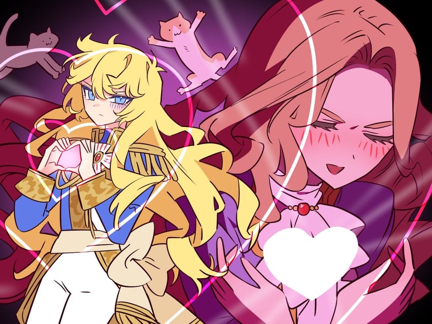 oscar francois de jarjayes and hans axel von fersen (versailles no bara and 2 more) drawn by meremero