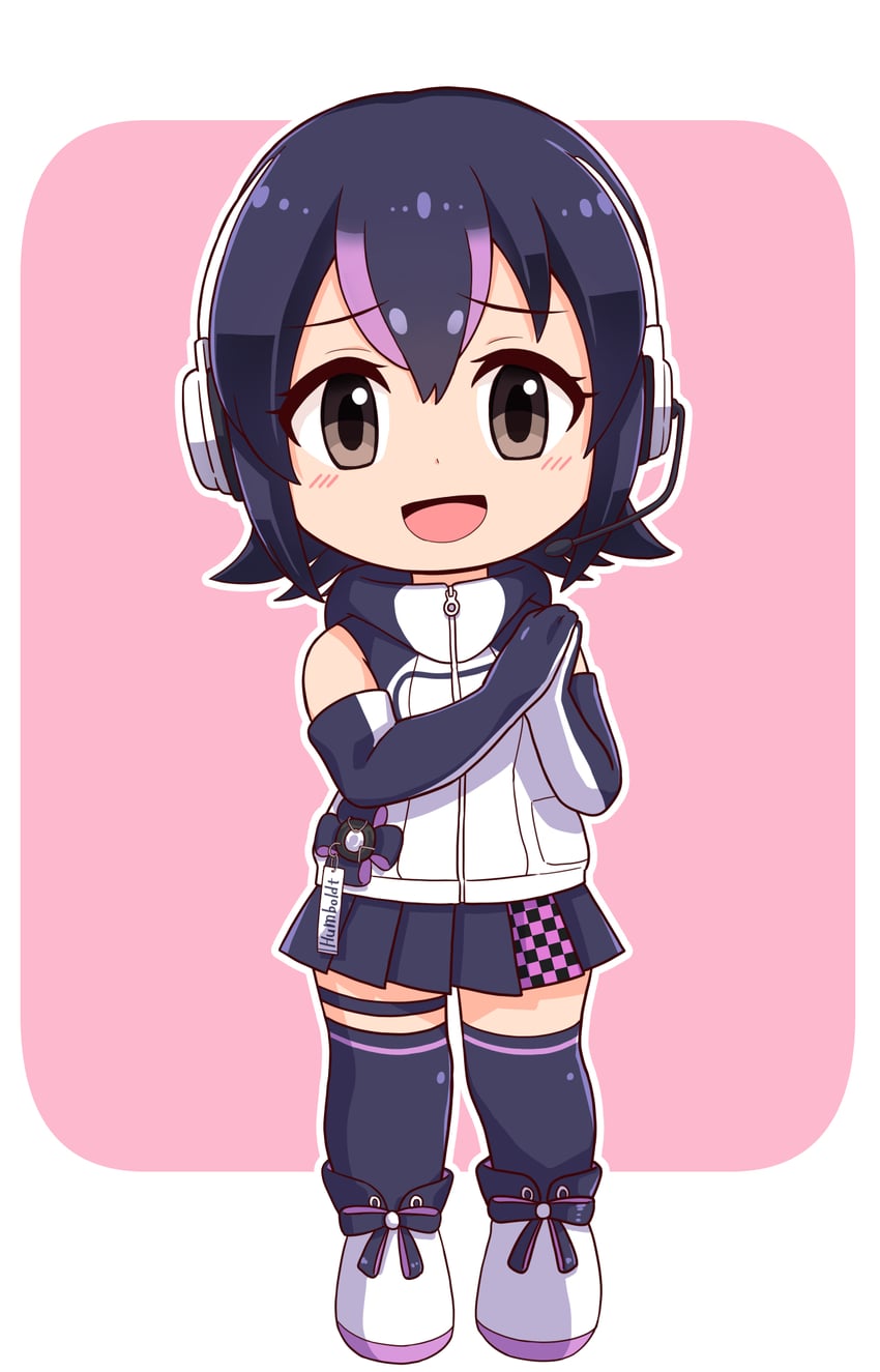 humboldt penguin (kemono friends and 1 more) drawn by rakugaki_arai