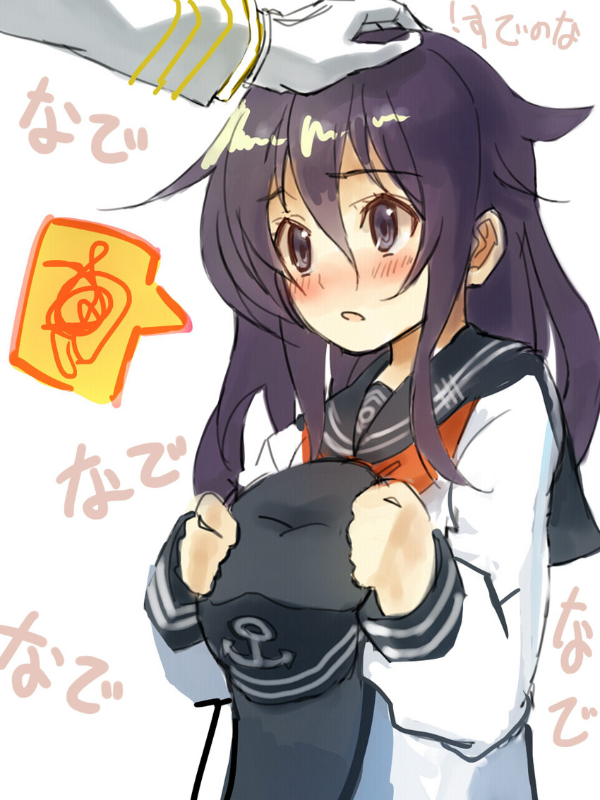 admiral and akatsuki (kantai collection) drawn by kotarou_(rakugaki_shirushi)