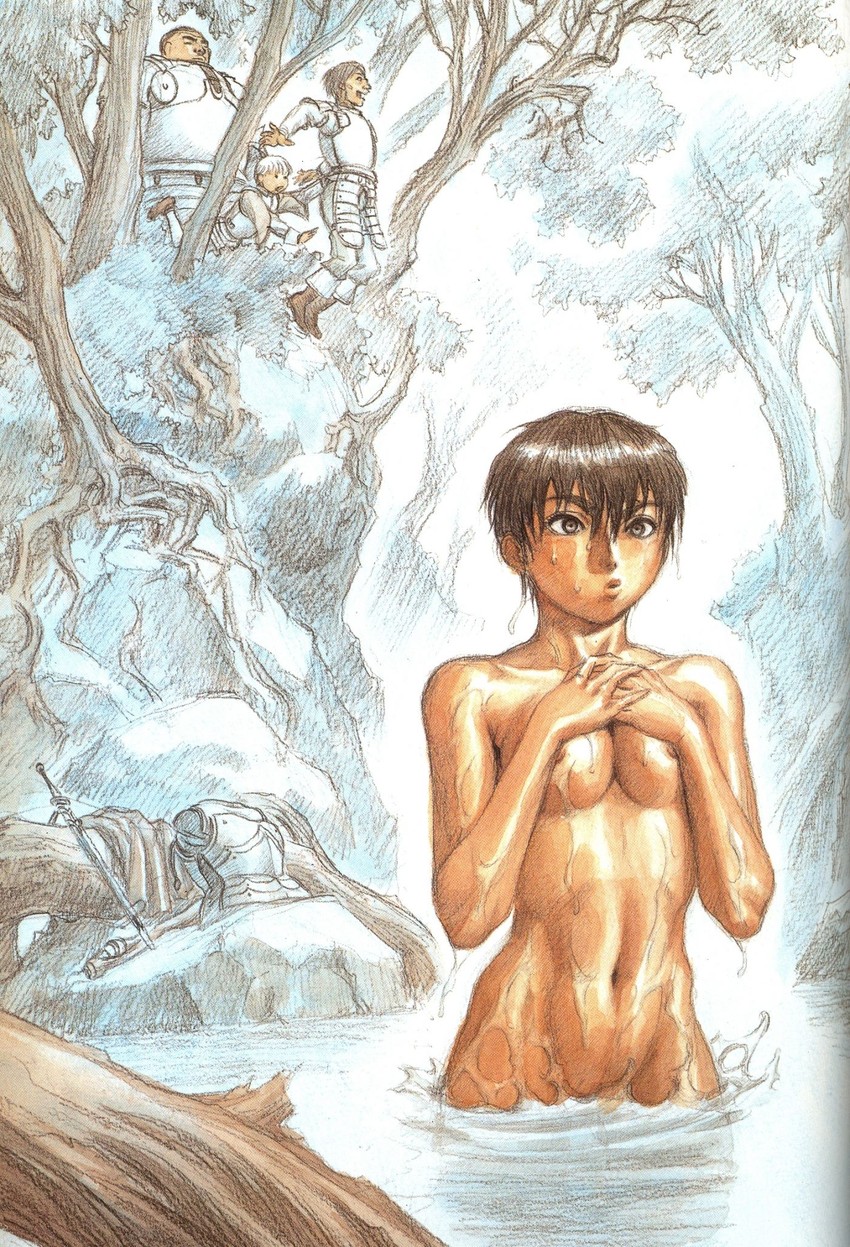 casca, pippin, corkus, and rickert (berserk) drawn by miura_kentarou