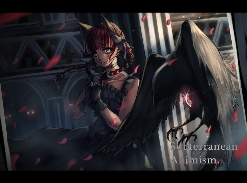 kaenbyou rin and reiuji utsuho (touhou and 1 more) drawn by papirorooru