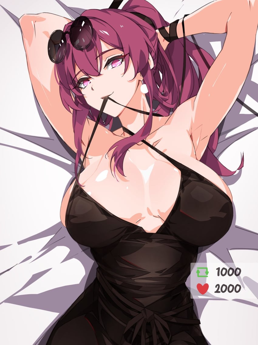 kafka (honkai and 1 more) drawn by kili_kilio
