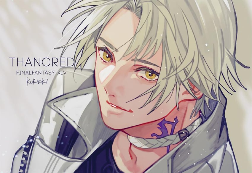 thancred waters (final fantasy and 1 more) drawn by ailout2