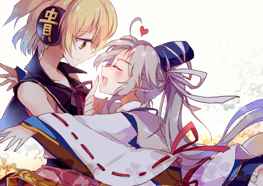 toyosatomimi no miko and mononobe no futo (touhou) drawn by yetworldview_kaze