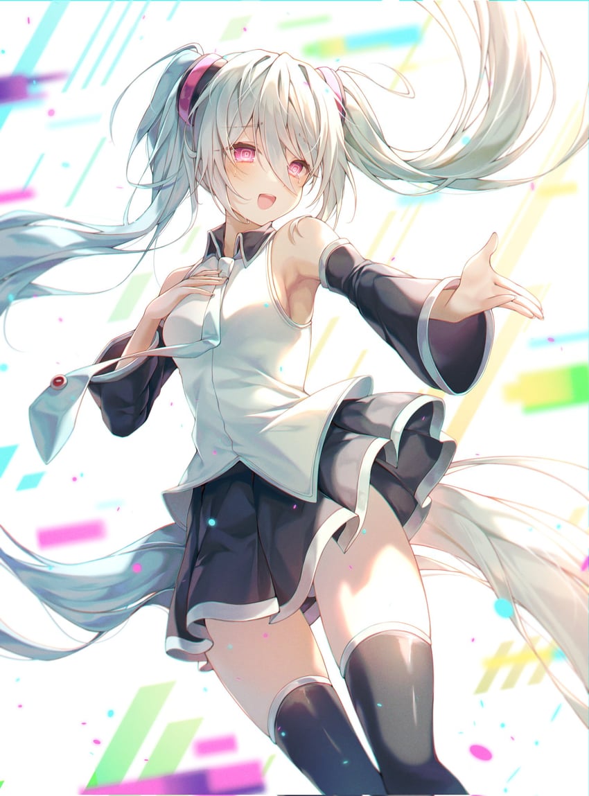 hatsune miku (vocaloid and 1 more) drawn by aran_(aran0127)