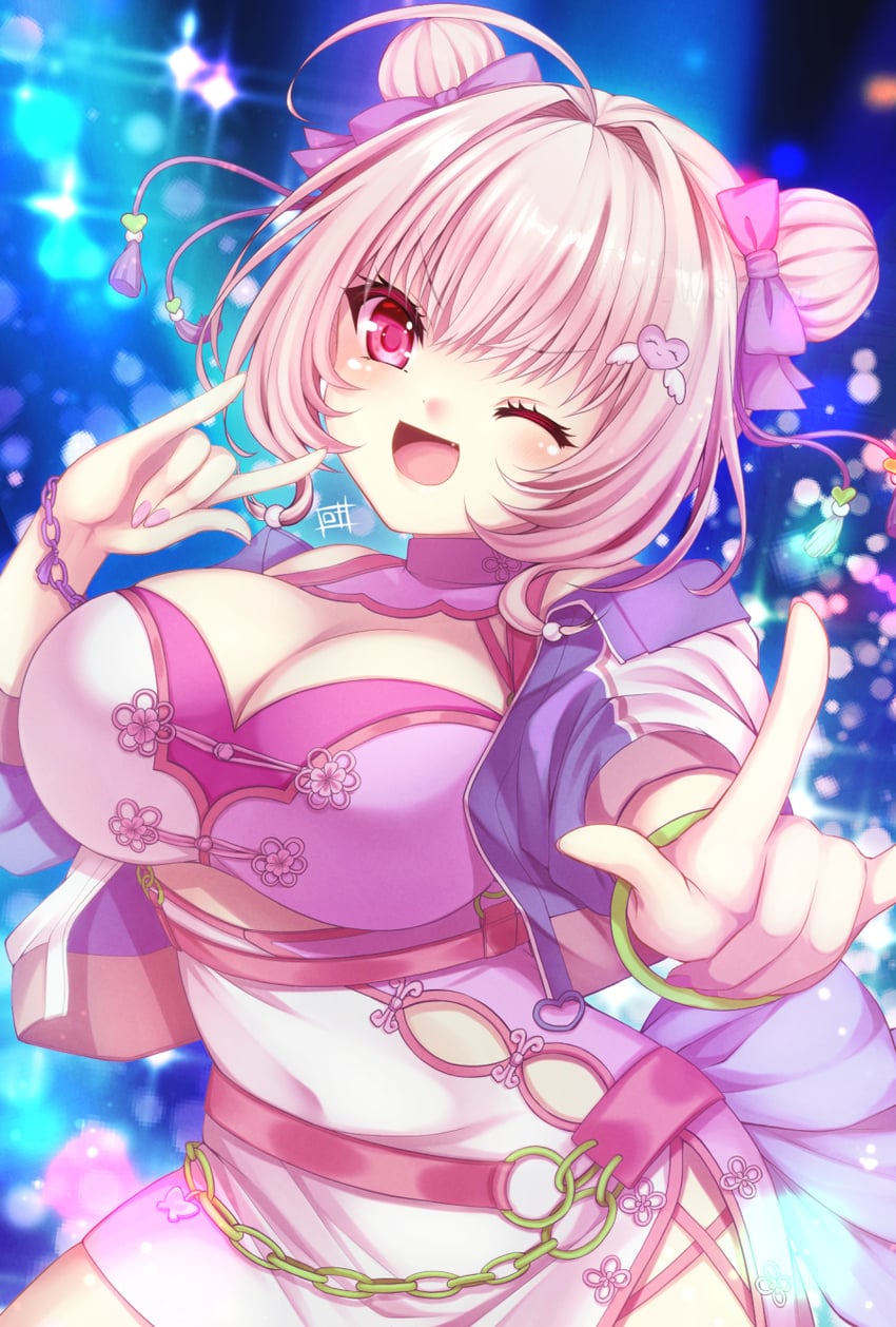 yumemi riamu (idolmaster and 2 more) drawn by asazuki_kanai