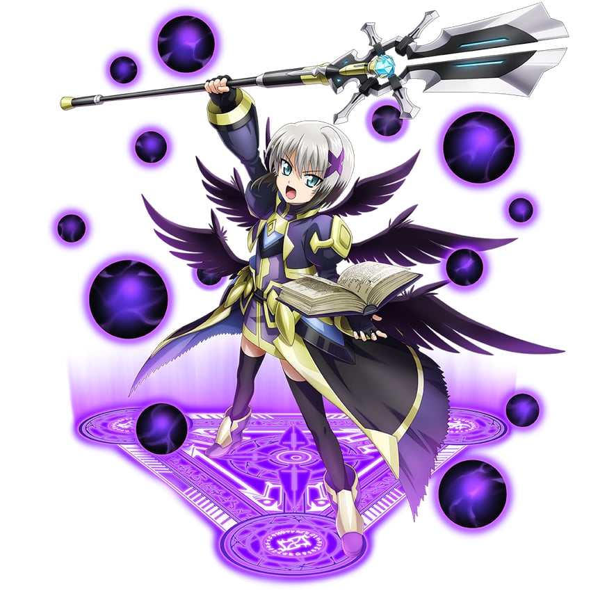 lord dearche, yersiniakreuz, and grimoire (lyrical nanoha and 2 more)