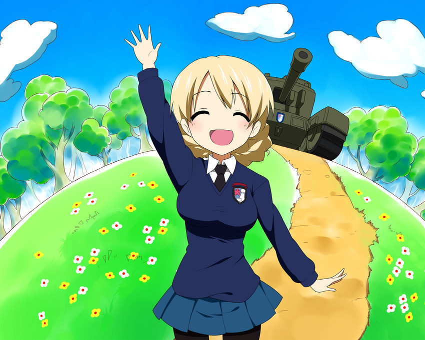 darjeeling (girls und panzer and 1 more) drawn by youmou_usagi
