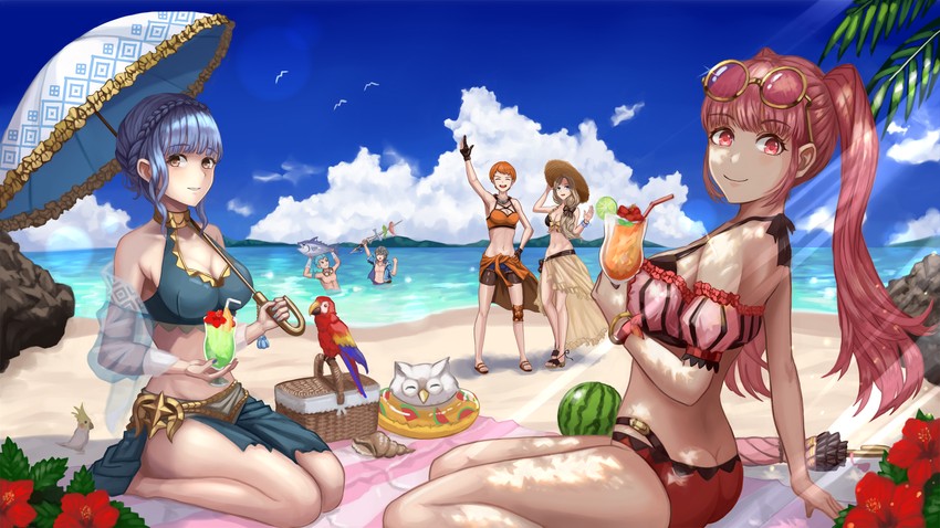hilda valentine goneril, marianne von edmund, mercedes von martritz, leonie pinelli, feh, and 2 more (fire emblem and 2 more) drawn by tokisake_masoho